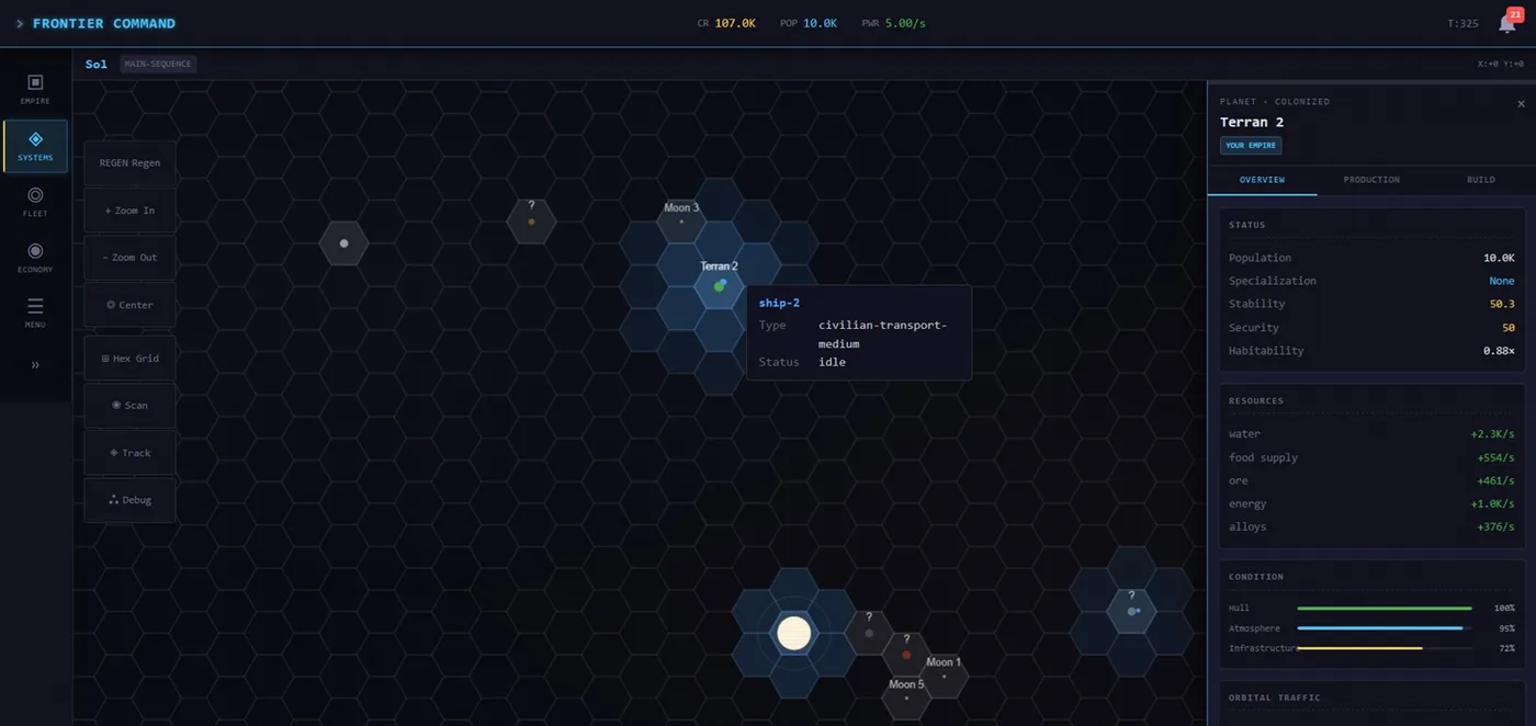 Frontier Command screenshot